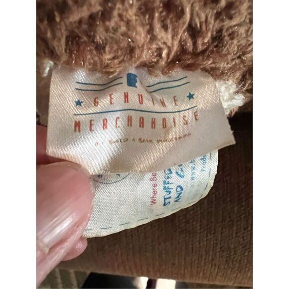 Rare Vintage 16" 2007 MLB All-Star Game AT & T Park Build a Bear Brown Teddy ADO - Picture 6 of 8